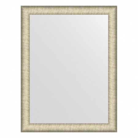 EvoFORM mirror in the baguette frame, 59 mm, 63x83 cm, brushed silver color