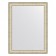 EvoFORM mirror in the baguette frame, 59 mm, 63x83 cm, brushed silver color