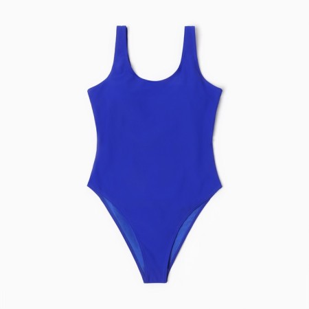 Swimsuit Women's Assigned plain minku, blue color, size 42-4