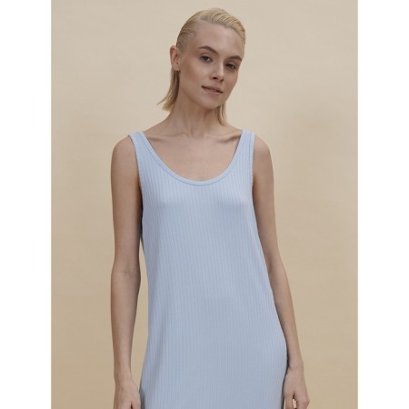 Women's dress, size l, blue color-3