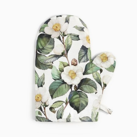 Mittens-Open Ethel "Camellia" 20x27 cm, 100% cotton, sarzha 190 g/m2-1