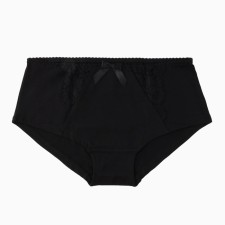 Cowards women's shorts, black color, size 48