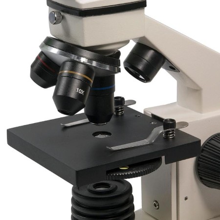 Microscope School Eureka 40x-1280s with a video sculway in the case-6