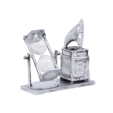 Sanding clock "Gramophone", souvenir, 15.4 x 6.8 x 14.2 cm-1