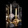 PVC folding box "Golden Bow", 6 x 6 x 10 cm