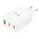 Network charger Hoco N33, 2 Type-C, 1 USB, 35 W, PD + Qc, white