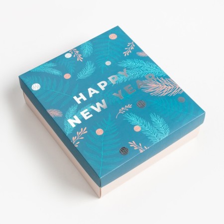 Set Gift Ethel Happy New Year turquoise towel and ACC (4 subjects)-5