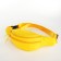 Lightning waist bag, 2 pockets, yellow color