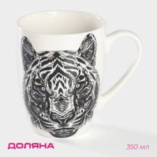 Tiger porcelain mug, 350 ml