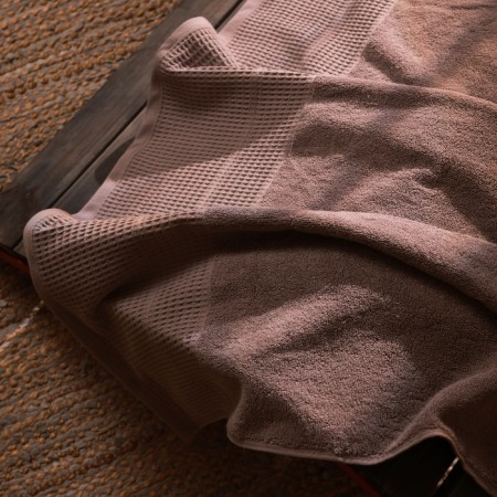 Trure -colored towel SL Home: Waffle "Soft Mist" 100x180 cm, 100% cotton, 490 g/m2-6