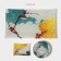 SUSHIC SUSHIC made of glass “Abstraction”, 3 objects: sauces 8 × 2 cm, 8 × 6 cm, stand 25 × 15 × 2 cm