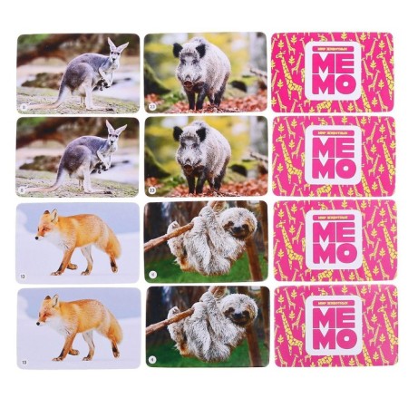 Board game "Memo. Animal world"-5