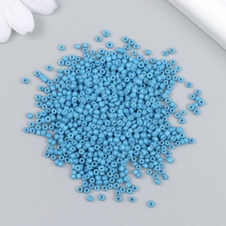Glass beads 12/0 "deep blue" bright 450 g-1