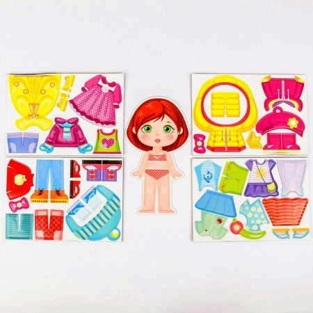 Educational game Magnetic stories "Dressers. Nastya"-1