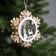 Christmas tree toy "Snowman and deer", from batteries, glow warm white