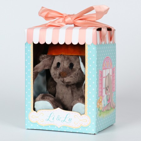 Soft toy of Bunny "Mishutka LU", 25 cm-6
