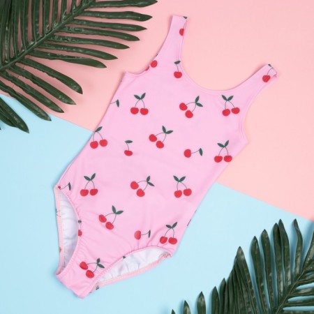 Children's swimsuit KAFTAN "Cherry", height 122-128 cm, pink-5