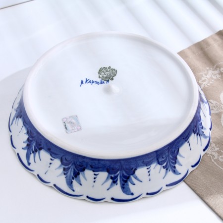 Pancake "Duck", D-24CM, H-20.5cm, Gzhel, 1 variety-8