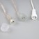Garland "thread" 10 m Rosa, IP44, copper thread, 100 LED, white glow, flicker, 220 V