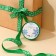Decorative repression tape "New Year's toys", green, 2 cm × 5 m