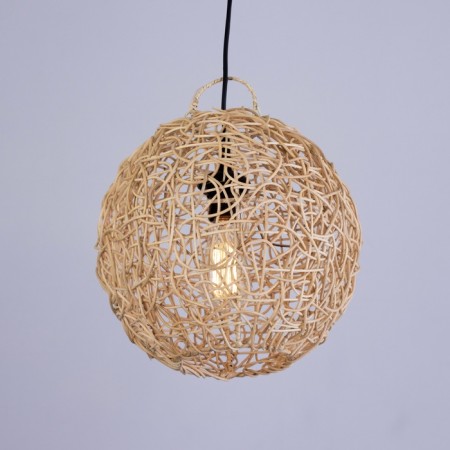 Ceiling Lamp from Rotan "Sphere" 1x120W, E27, 30x30x30 cm-2