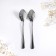 A set of spoons with an engraving “Home Grandparents”, 15.5 x 25.5 cm.
