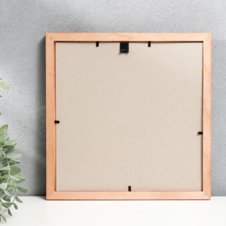 Photo frame pine С20 red 25x25 cm (plastic screen)-2