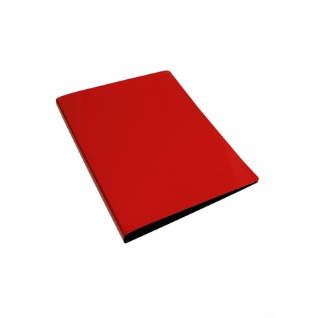 Folder with A4, 700 μm, 27 mm, calligrata deluxe, inner pocket, up to 180 sheets, red / black