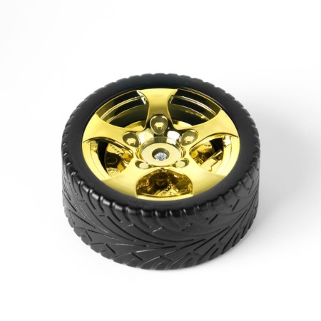 Thermos, 250 ml, car wheel, retains heat 6 hours, 17 x 8 cm, gold, case as a gift-3