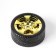Thermos, 250 ml, car wheel, retains heat 6 hours, 17 x 8 cm, gold, case as a gift