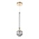 Bayerlux lamp "She" LED 17W silver 10.5x10.5x45-130 cm