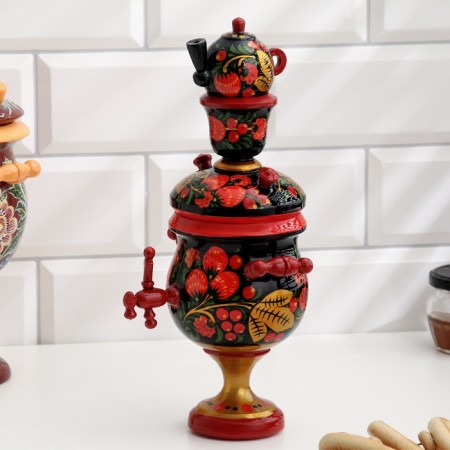 Souvenir "Samovar", Khokhloma-2