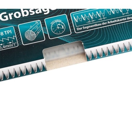 Khspelki Khross Piranha, 550 mm, segm. Construction of the working edge, 7-8 tpi, Tenth-3D-1