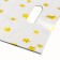 A set of gift packages, metallized, "stars" white 17x25 cm, 20 microns 10 pcs