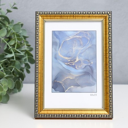Photo frame Plastic "Kame" 10x15 cm, gold