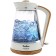 Electric kettle Tesler KT-1750 White, glass, 1.7 l, 2200 watts, white
