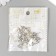 Decor for creativity Metal "Tyrannosavr" silver 2x1.1 cm