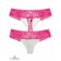 Women's cowards, size 44 raspberry color, gray, 2 pcs