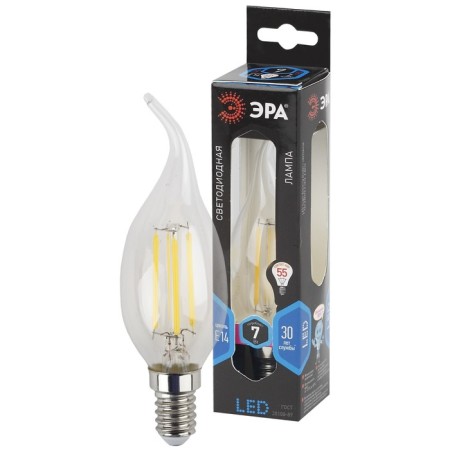 Filament era “candle in the wind”, 7 watts, E14, 910 lm, 4000k, white glow