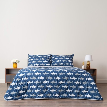 Set 1.5 joint venture: blanket 145x220 cm, sheet 150x220 cm, pillowcases 50x70 cm - 1 pcs-3