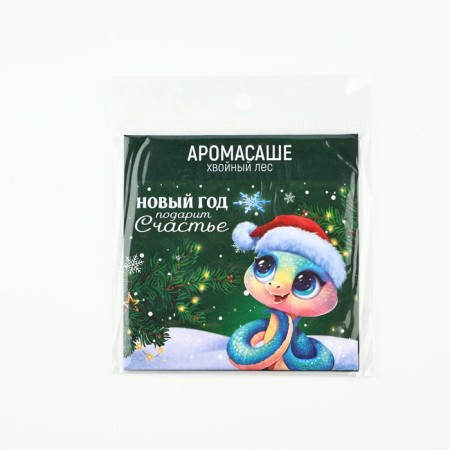 Aromasash in the envelope "Happiness", aroma coniferous forest, 11 x 11 cm-4