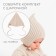 Knitted Knitted Children's Minaku, beige color, height 74-80 cm