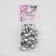 Rhinestones are sewing “drop”, rimmer, 10 × 14 mm, 20 pcs, white color