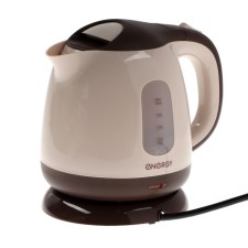 Electric kettle Energy E-275, plastic, 1 l, 1100 watts, brown
