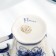 Mug "bell", 120 ml, 8 cm, gzhel, porcelain