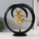 Souvenir Polystone "Gymnasts. Abstraction" Gold with black 25x7x27 cm