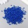 Set of beads "needlework" plastic, diameter 4 mm, 25 g, royal blue