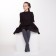 Pantyhose children, jeans color, height 122-128 cm
