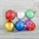 Set of balls plastic D-6 cm, 6 pcs "Gifts and boots" mix