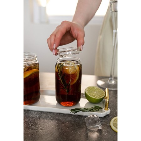 Glass glass with a cover "Basis", 400 ml-7